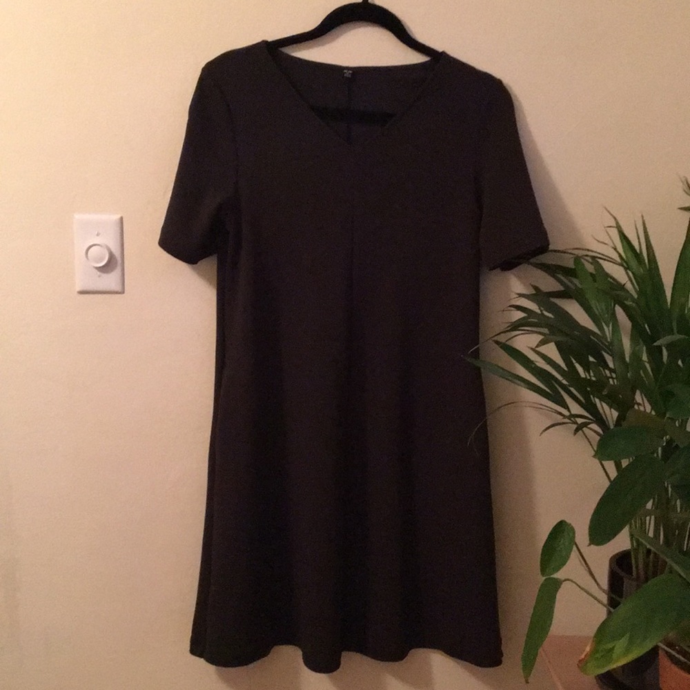 Olive Green Uniqlo Dress